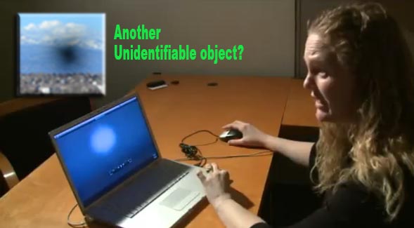 A bug expert examines a
blurry image