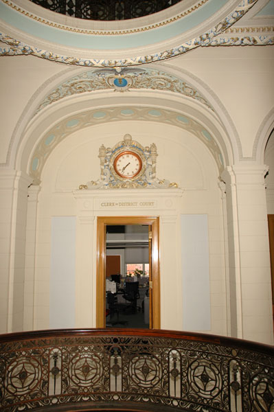 Clock
                  at the Weld County Courthouse