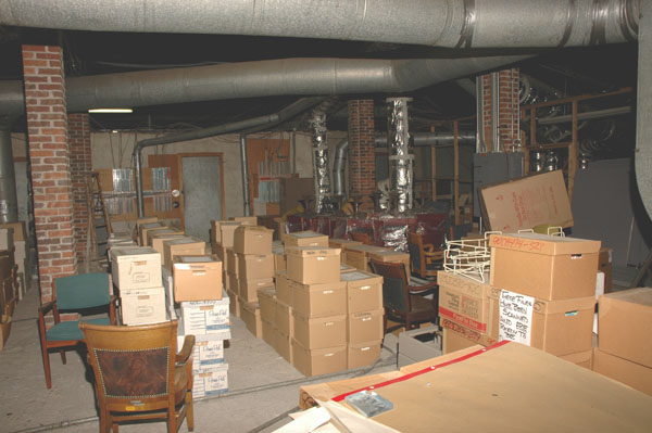 Attic of the Weld
                      County Courthouse