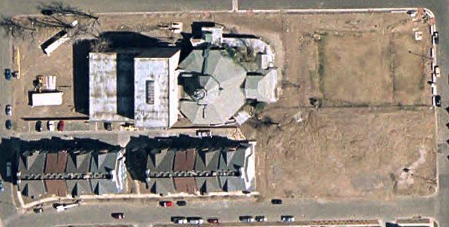 Satellite view of the Elitch Theater