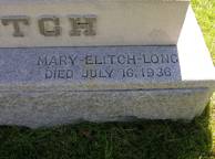 Mary Elitch's Grave