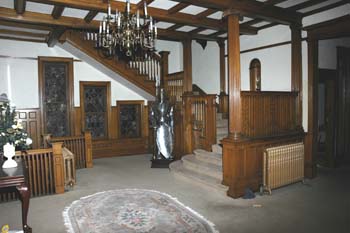 Croke
                            Patterson Mansion main room when the Ikelers
                            lived there