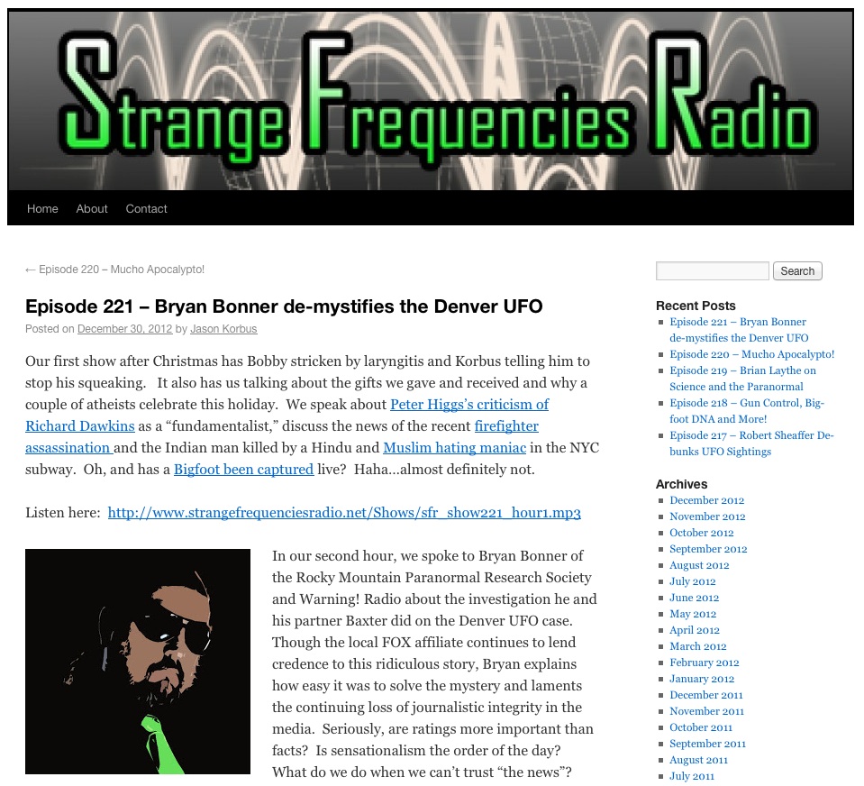 Strange Frequencies Radio