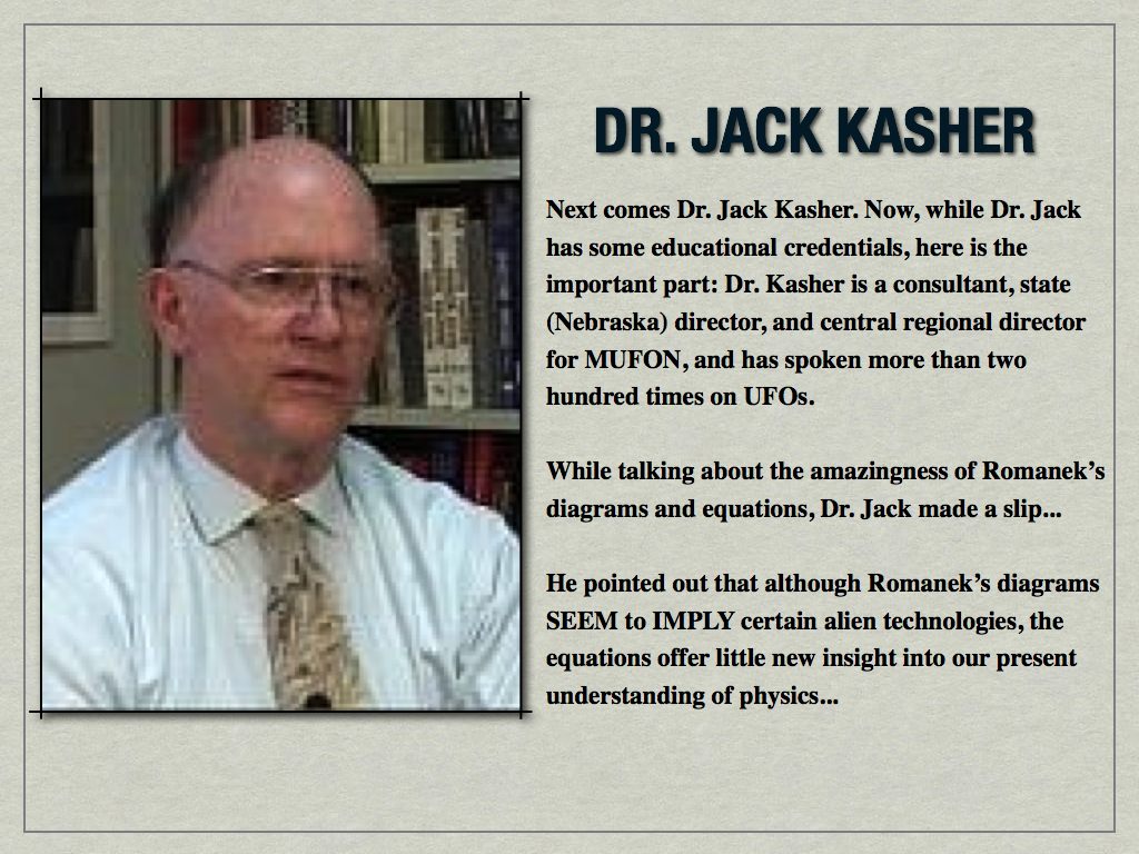 Dr. Jack Casher - Denver Extraterrestrial Affairs Commission
