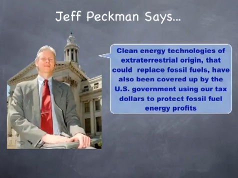 Claims from Jeff Peckman in support of the Denver Extraterrestrial Affairs Commission