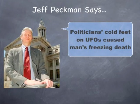 Claims from Jeff Peckman in support of the Denver Extraterrestrial Affairs Commission